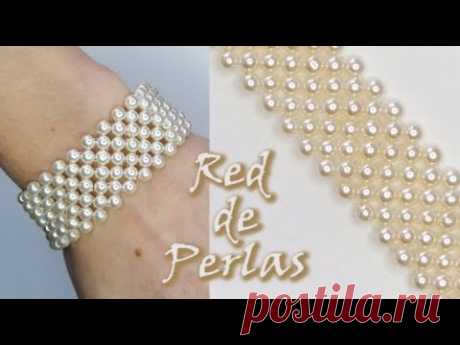 ✨PULSERA RED DE PERLAS ✨ Perlas de la tienda FASHEWELRY🐧✨