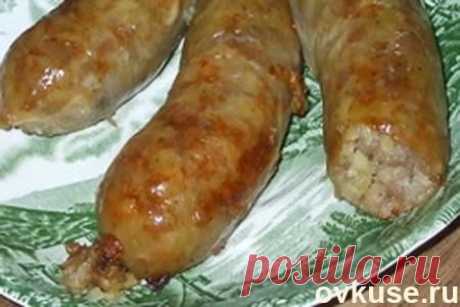 Домашние колбаски из свиного подчревка - Простые рецепты Овкусе.ру