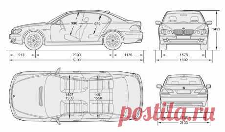 BMW 7 серии седан - Е65 (2005-2008) - Технические характеристики, фото, презентации. - Интернет портал BMWPEOPLE