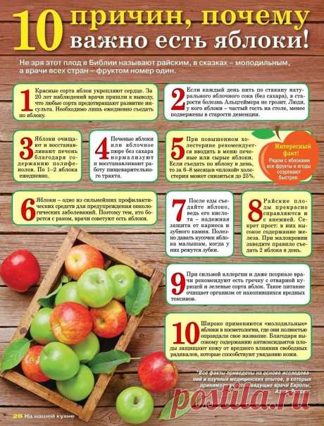 10 причин, почему важно есть яблоки