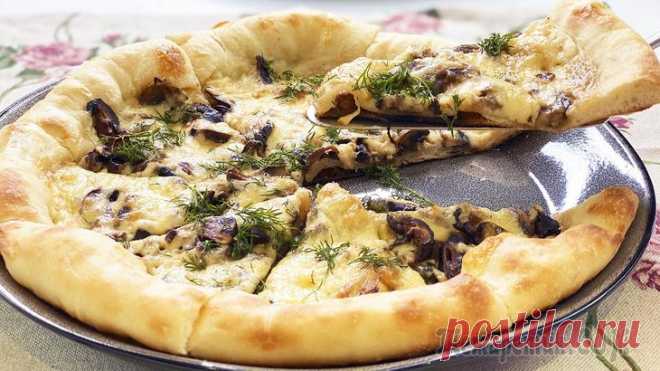 Настоящая пицца, как в Италии - все секреты приготовления | Пицца с грибами