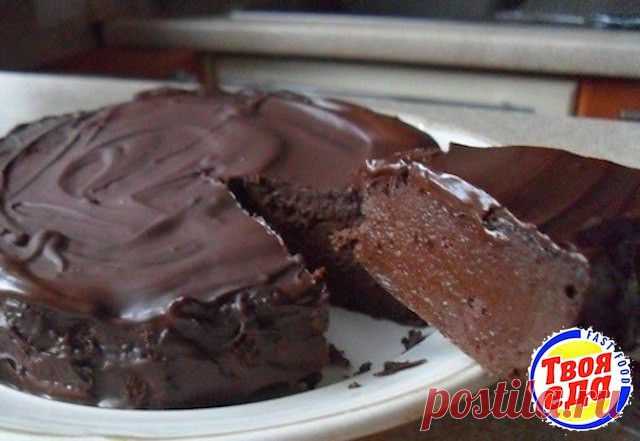 Восхитительный шоколадный торт без муки