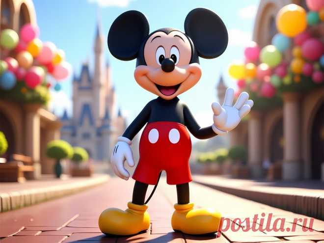 День Микки Мауса — 18 ноября. За 95 лет существования Микки Маус сменил более 10 визуальных образов, эволюционировав от угловатого рисунка до объемной 3D-графики. В 1978 году Микки стал первым мультперсонажем, удостоенным звезды на Аллее славы в Голливуде
Ежегодно компания Disney получает около 3 миллионов писем, адресованных Микки Маусу