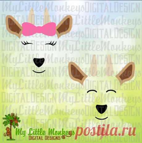 Cute Goat Face Farm Animal Design Commercial Use SVG Clipart | Etsy