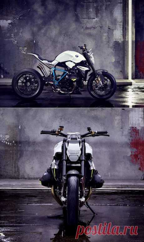 MobileDevice — Концептуальный мотоцикл BMW Motorrad Concept Roadster оказался быстрее спортбайков