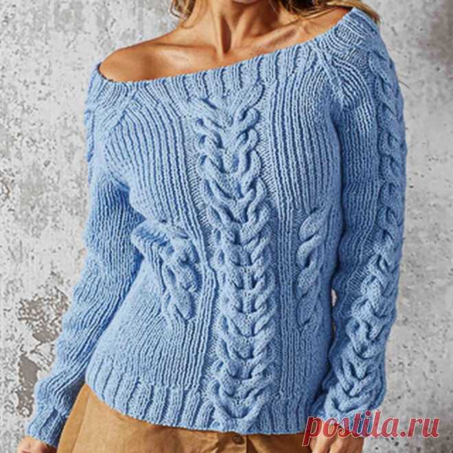 Зимний свитер спицами. 5 моделей со схемами – Paradosik Handmade - вязание для начинающих и профессионалов