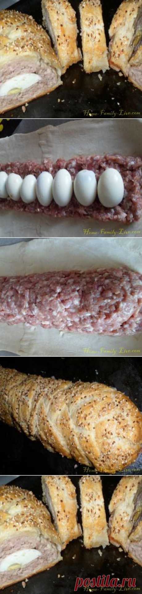Рулет с мясом - пошаговый рецепт с фото