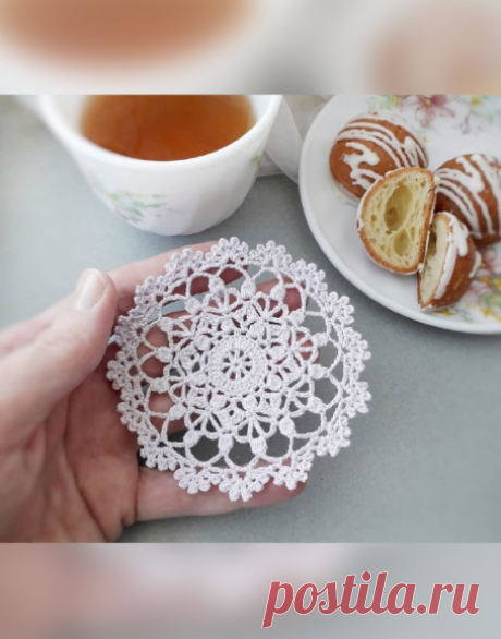 Мини - салфетка крючком 🌸

Салфетка выполнена по классической японской схеме в технике филейного и ажурного вязания. Использована пряжа типа "Ирис", 100% хлопок, с тонким блеском и высокой скруткой — идеальна для такой филигранной работы.

#вязание • #салфетка