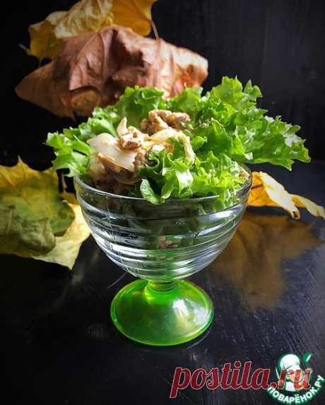 Луково-яичный салат с баклажанами – кулинарный рецепт