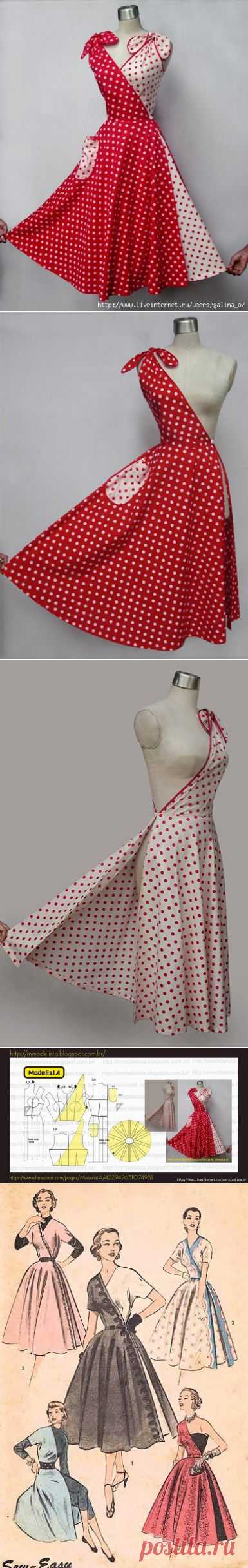 Платье-трансформер из 50-х