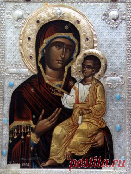Коллекция Православных Икон - Иверская Мироточивая Икона Божьей Матери
