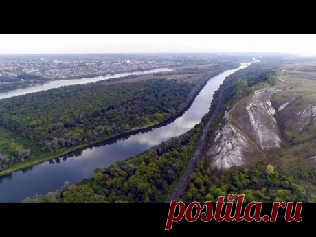 Лиски - Откос - Меловые горы - река Дон - озеро Богатое (10 км) (кэш FPV 720p)