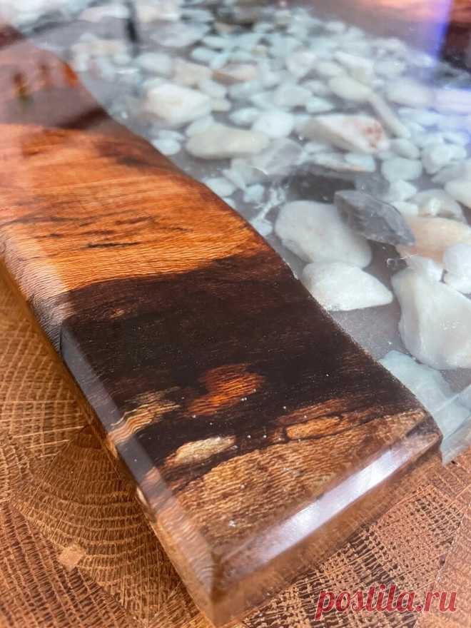 Pebble River Resin and Wood Charcuterie/ Serving Board - Etsy