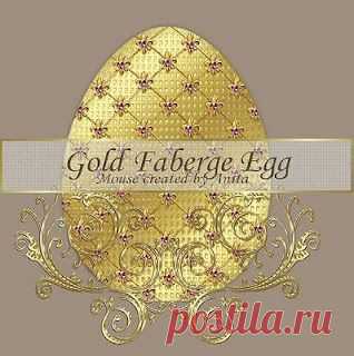 Gold faberge Egg | Edith Breuer приколол(а) это к доске Faberge