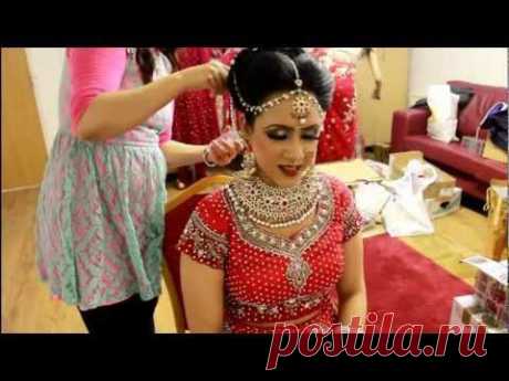 Real Bridal makeup and hair by Sadaf Wassan - YouTube