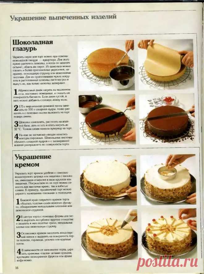 Разные рецепты тортов и пирожный