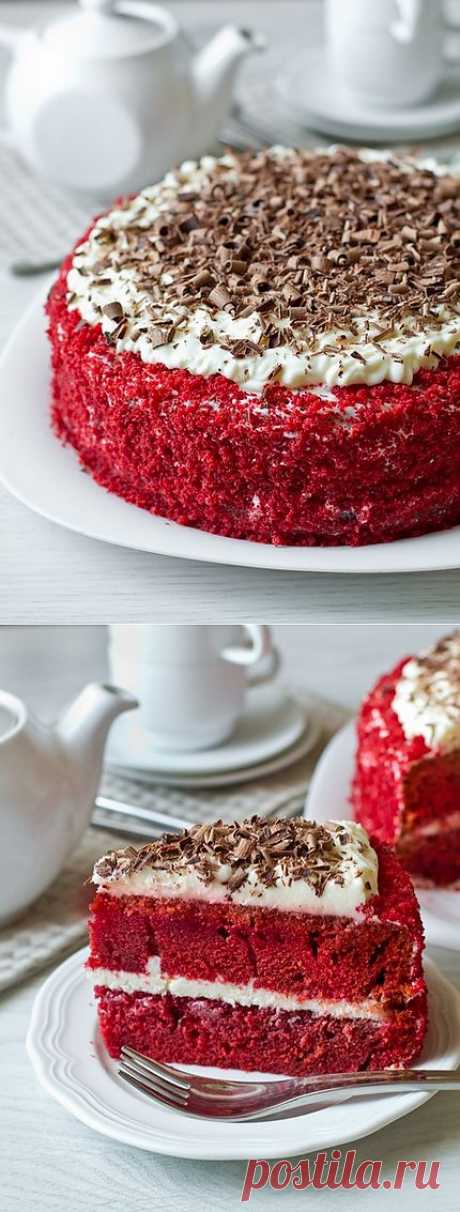 Пошаговый фото-рецепт торта &quot;Красный бархат&quot; | Выпечка | Вкусный блог - рецепты под настроение
