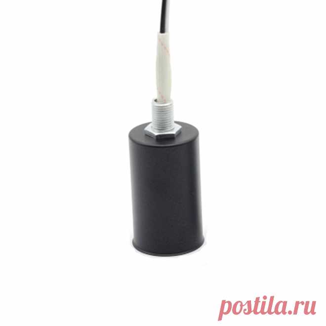 Круглая Светодиодная лампа E27 E14 с керамическим винтовым основанием, патрон-адаптер для лампочек, черный/белый/золотой/хром | Лампы и освещение | АлиЭкспресс