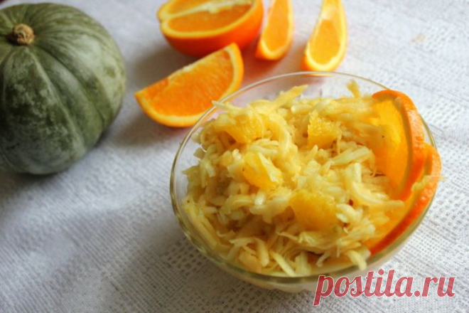 Блюда из тыквы | Салат с тыквой, яблоками и апельсинами | Летидор