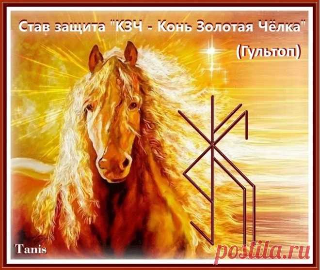 Став защита " КЗЧ - Конь Золотая Чёлка