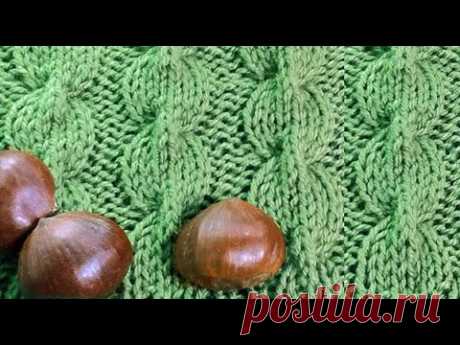 Жгуты "Каштаны". Вязание спицами /Knitting pattern of Aran