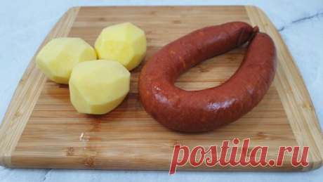 Беру картошку и краковскую колбасу: мой "фирменный" ужин, который нравится все семье | Улыбнись и Попробуй | Дзен