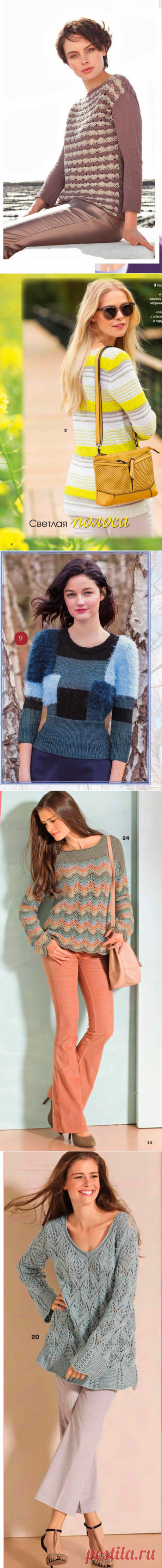 Интересные женские модели спицами, которые хочется связать + схемы вязания и описание | Вязать легко/knitting | Яндекс Дзен