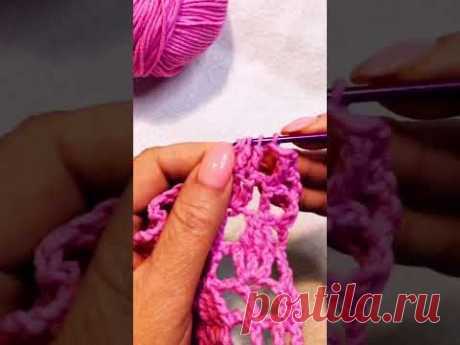 Ссылка на видео в описании #crochet #узорыкрючком #knitting