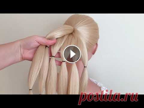 Быстрые #Прически на длинные волосы Messy bun trick. easy hairstyles #Прические Легкие на длинные волосы. Как сделать пучок? Messy bun trick. easy hairstyles...