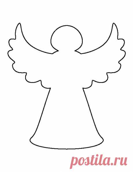 Christmas tree angel pattern. Use the printable outline for crafts, creating stencils, scrapbooking, and more. Free PDF template to download and print at https://patternuniverse.com/download/christmas-tree-angel-pattern/