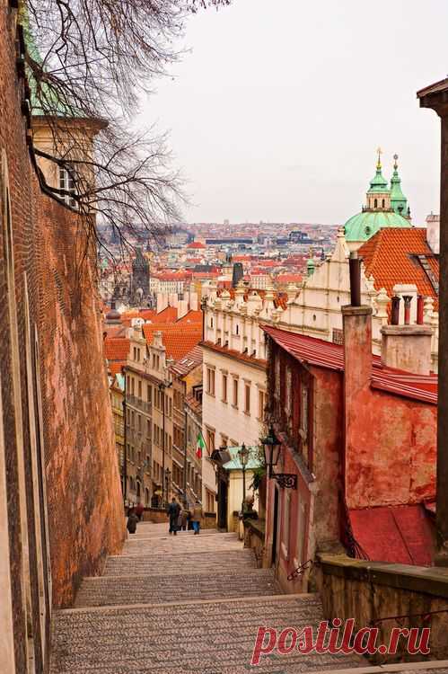 Steep Stairs, Prague, Czech Republic | Czech Republic