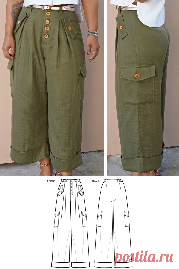 49 Stylish Sewing Patterns for Women’s Pants (11 FREE PDF’s)