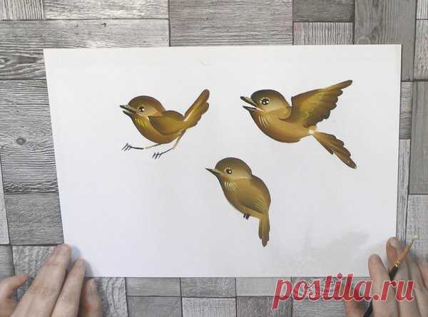Как легко нарисовать птиц | Творчество и искусство | Яндекс Дзен