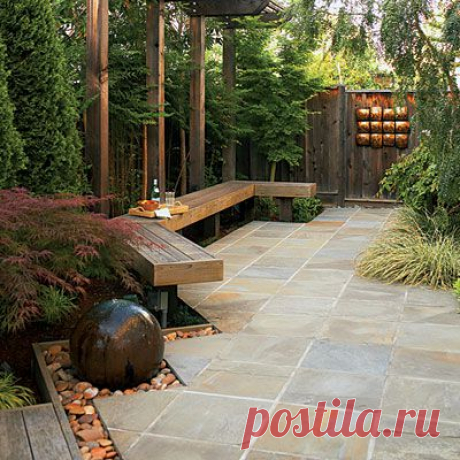 Landscaping ideas with stone: Chic cut-stone walkway - 50+ Landscaping Ideas with Stone - Sunset