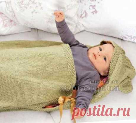 спальный мешок с капюшоном для малыша