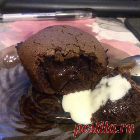 Шоколадные маффины с мороженым - пошаговый рецепт с фото - как приготовить - ингредиенты, состав, время приготовления - Mail Дети