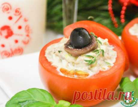 Помидоры, фаршированные салатом из тунца – кулинарный рецепт
