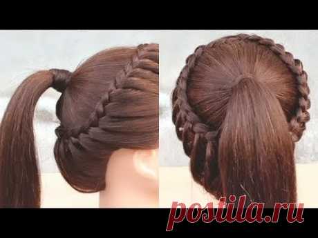 Beautiful hairstyle for collage girls || Easy braided hairstyle compilation || hair style girl