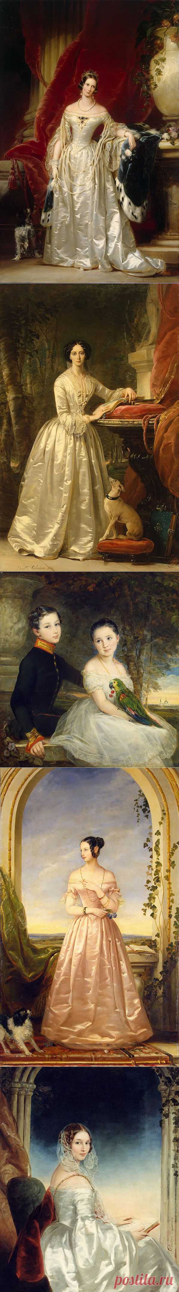 Шотландская художница-портретистка, работавшая при дворе Николая I - Кристина Робертсон (1796-1854)