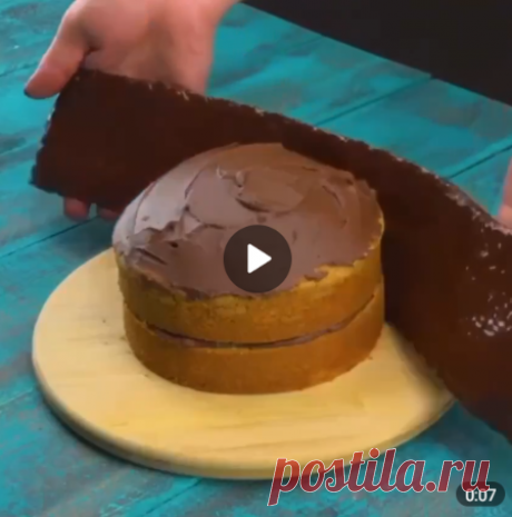 🎂 Как стильно оформить торт?

#кулинария