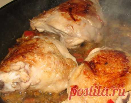 Сенегальская ясса - маринованная курица с рисом