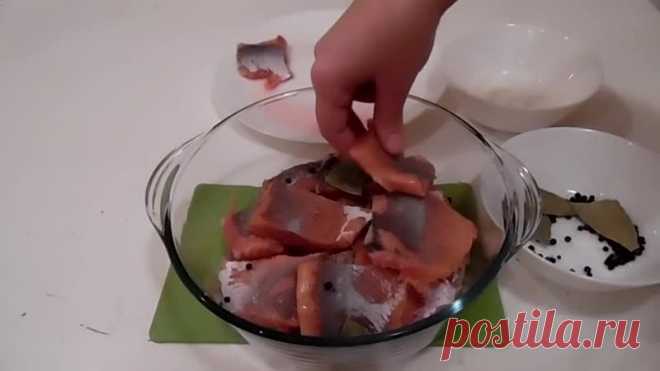 Как засолить филе горбуши в домашних условиях вкусно и быстро с фото пошагово