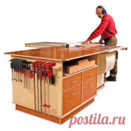 Tablesaw Outfeed Cabinet Project Plan by John White - Woodworking - Furniture - Digital Project Plan - Taunton Store