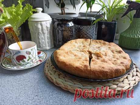 Постный пирог с фасолью или лобиани - вкусный и сытный! | Мария Сурова - рецепты и советы | Дзен