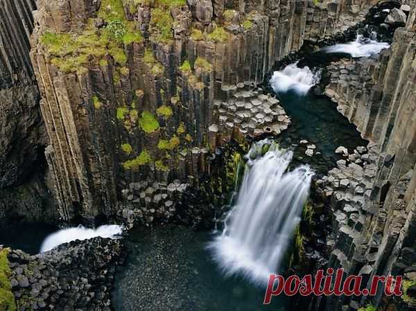 Водопад Литланесфосс,Исландия.