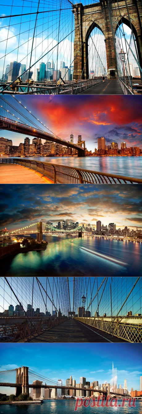 Бруклинский мост в Нью-Йорке - фото и описание, история, тыйны и загадки, карта