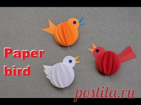 Прикольная птичка из бумаги | Paper birds