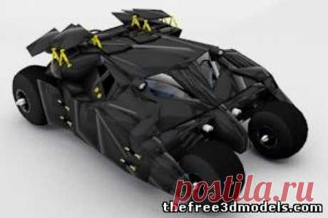 Batmobile Tumbler Free 3D Model - .3ds - Free3D