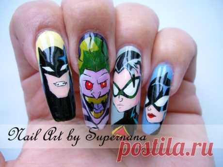 Joker | Nail Art by Supernana