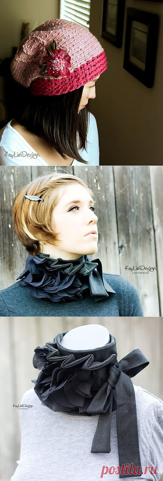 Шапочки и шарфы KayLimDesign / Головные уборы / Модный сайт о стильной переделке одежды и интерьера